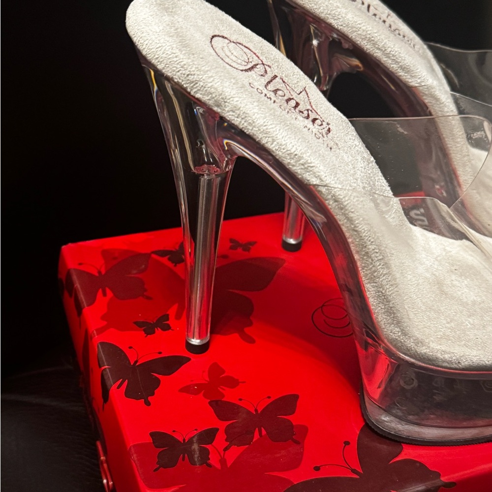 Women's Clear Competition Heels / Shoes